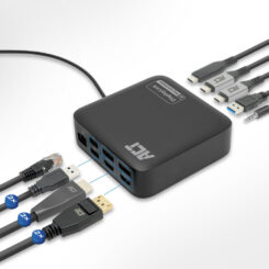 ACT Universeel USB-C Dockingstation 4K, voor 2 HDMI/DisplayPort monitoren, DisplayLink, compact model - Afbeelding 4