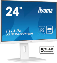 iiyama ProLite XUB2497HSN-W2 computer monitor 60,5 cm (23.8") 1920 x 1080 Pixels Full HD LED Wit