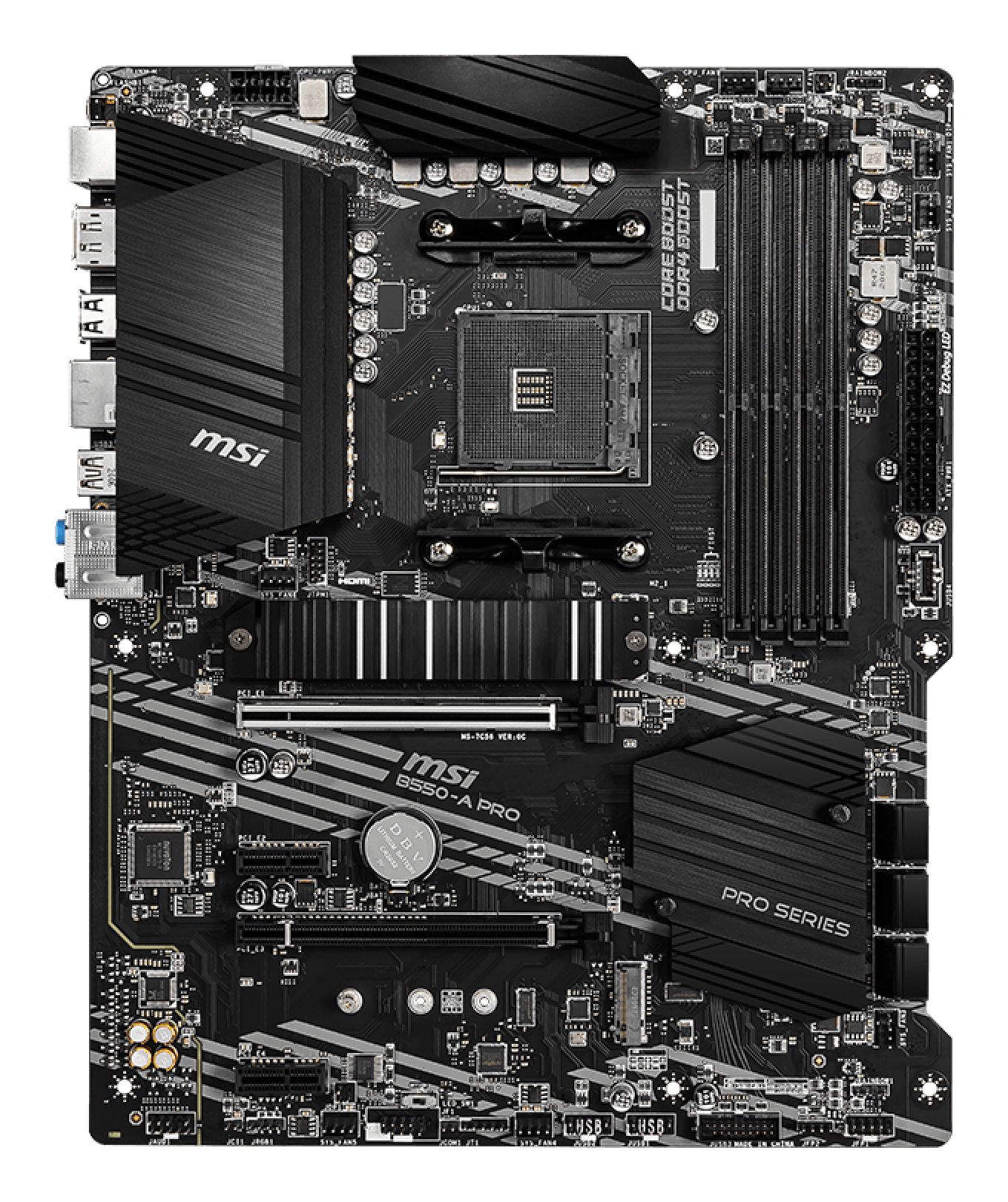 MSI B550-A PRO moederbord AMD B550 Socket AM4 ATX - Afbeelding 3
