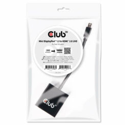 CLUB3D Mini DisplayPort 1.2 to HDMI 2.0 UHD Active Adapter - Afbeelding 3