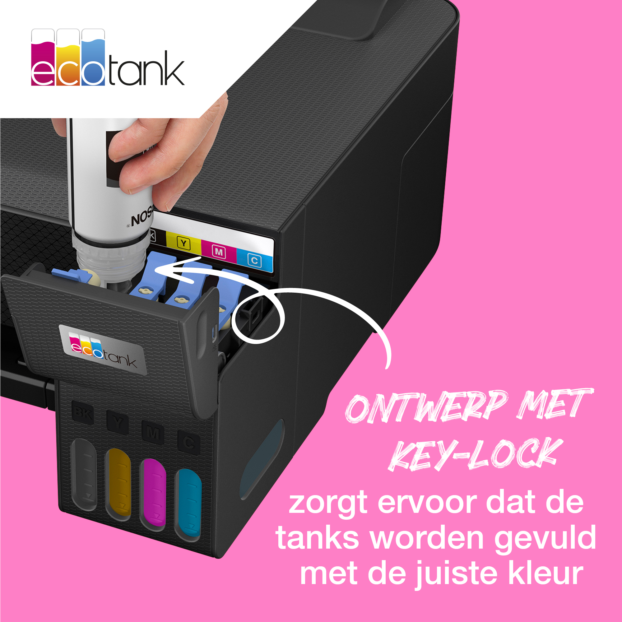 Epson 107 EcoTank inktfles zwart - Afbeelding 4