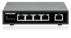 Intellinet 5-poorts Gigabit Ethernet PoE+ netwerk switch, 4x PoE-poorten, IEEE 802.3at/af conform, 62 W PoE-budget, endspan, desktopuitvoering, 3 jaar garantie - Afbeelding 6