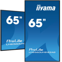 iiyama LH6560UHS-B2AG beeldkrant Digitaal A-kaart 163,8 cm (64.5") LED Wifi 500 cd/m² 4K Ultra HD Zwart Type processor Android 11 24/7