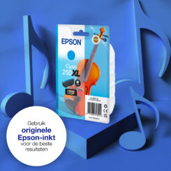 Epson Singlepack, cyaan 250XL Viool Claria Photo HD-inkt - Afbeelding 5