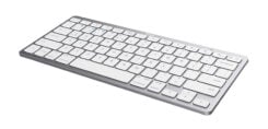 Trust Universeel Bluetooth Toetsenbord QWERTY - toetsenbord – draadloos – compacte QWERTY‑indeling – zilver - Afbeelding 3