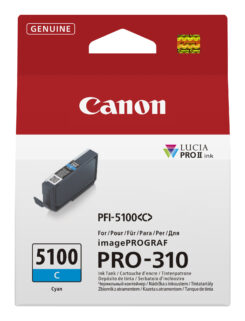 Canon PFI-5100 C inktcartridge 1 stuk(s) Origineel Cyaan - Afbeelding 2