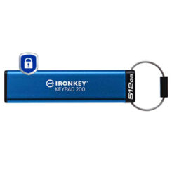 Kingston Technology IronKey 512GB Keypad 200, FIPS 140-3 Lvl 3 AES-256 versleuteld
