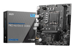 MSI PRO H610M-E DDR4 moederbord Intel H610 LGA 1700 micro ATX - Afbeelding 2