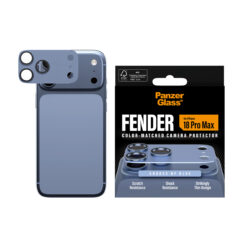 PanzerGlass ® Fender Camera Lens Protector Shades of Blue iPhone 2026 Pro Max Doorzichtige schermbeschermer 1 stuk(s) - Afbeelding 3