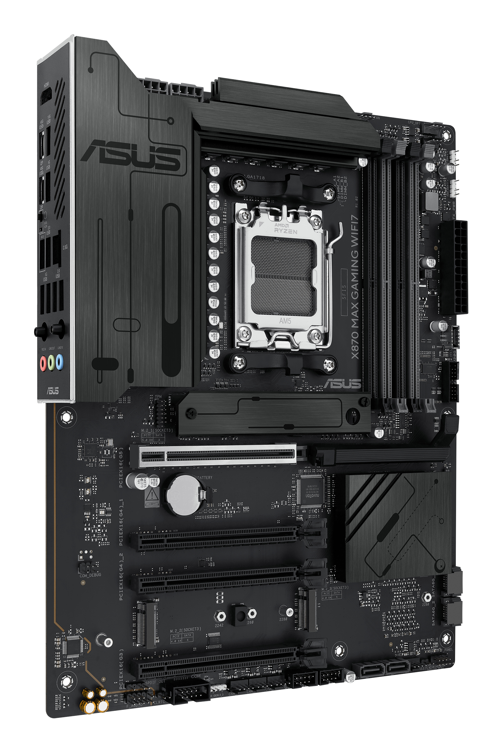ASUS X870 MAX GAMING WIFI7 AMD X870 Socket AM5 ATX - Afbeelding 5