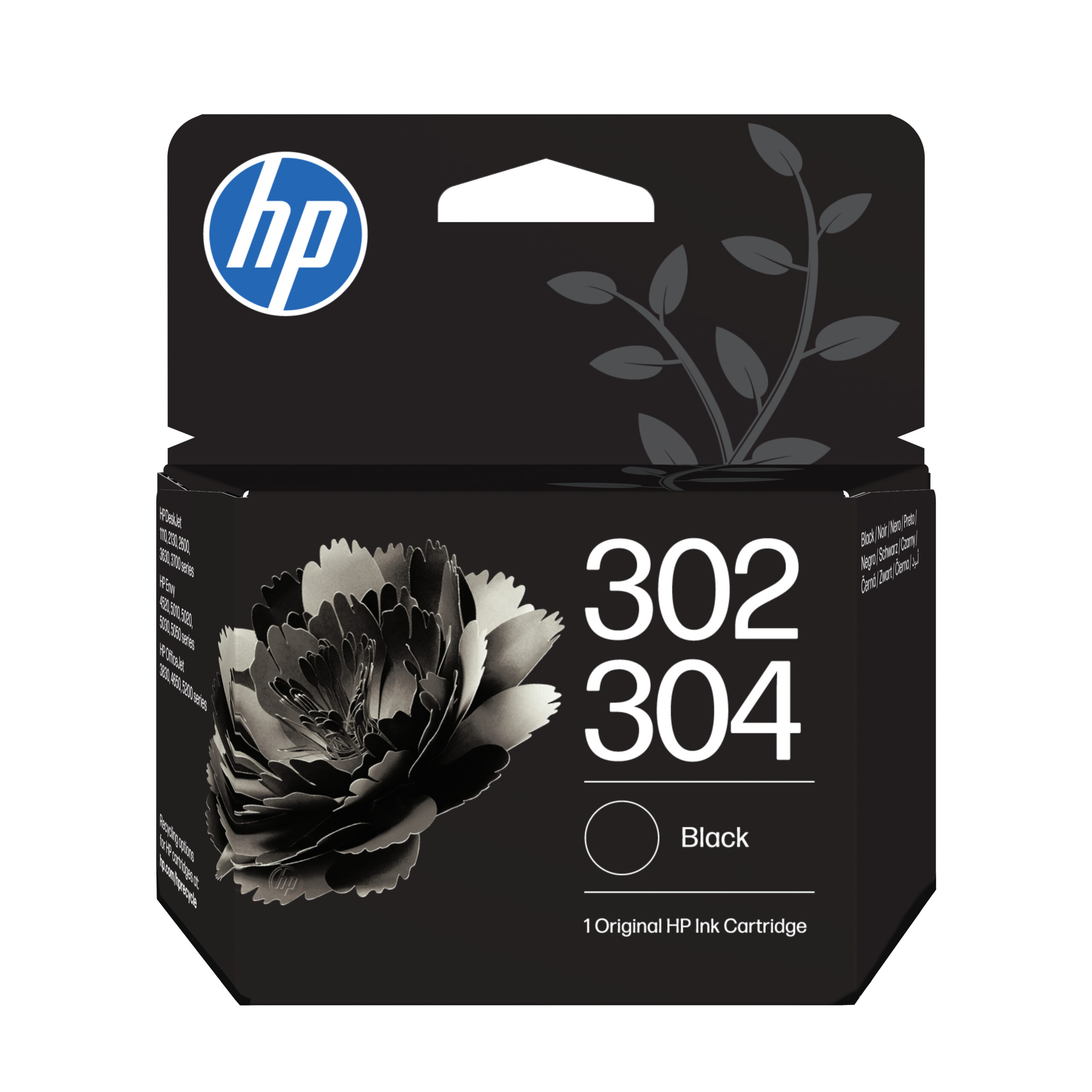 HP 302/304 combipakket met driekleuren en zwart (2-pack)
