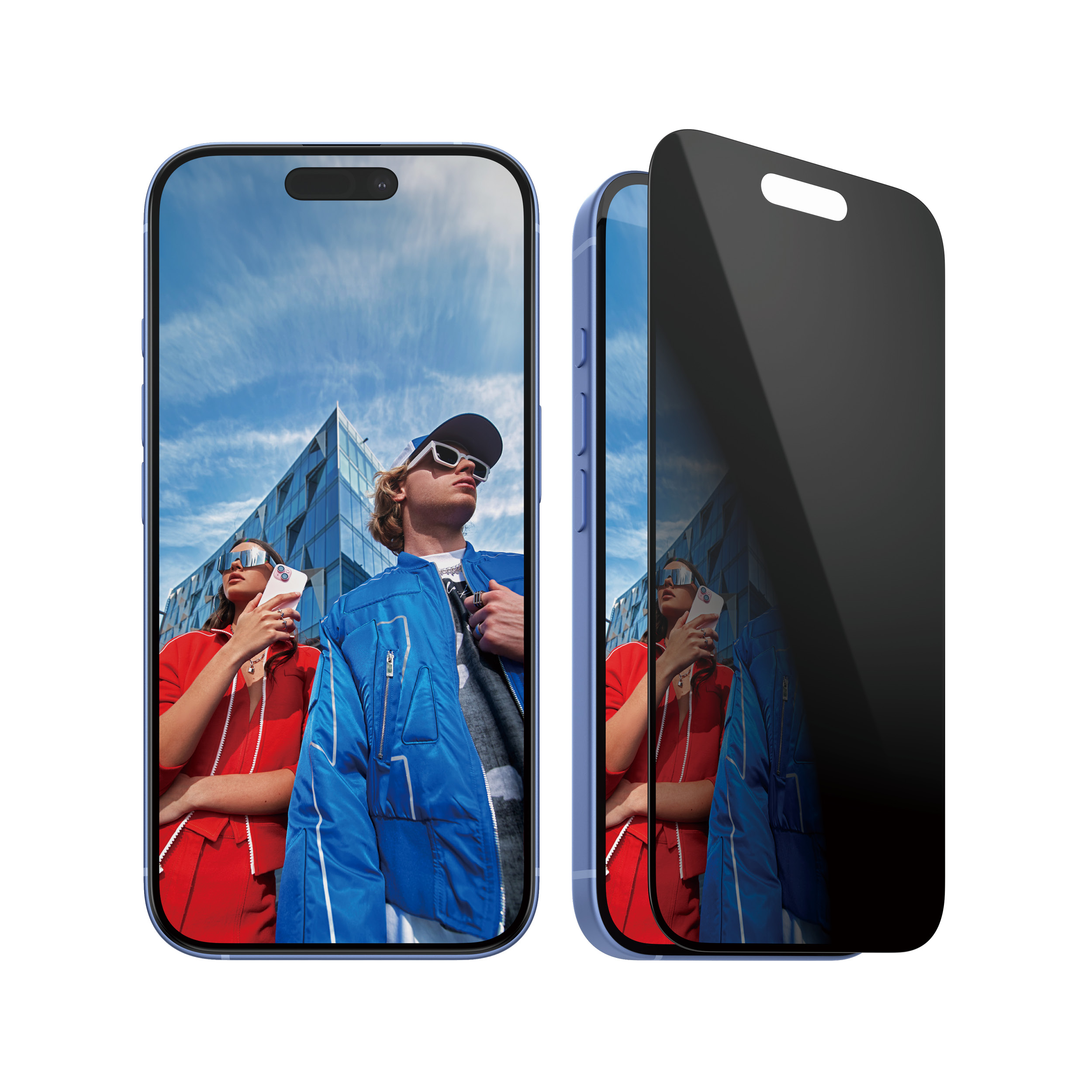 PanzerGlass ® 2-Way Privacy Screen Protector iPhone 16 | 15 | Ultra-Wide Fit | Bulk Doorzichtige schermbeschermer Apple 50 stuk(s) - Afbeelding 2