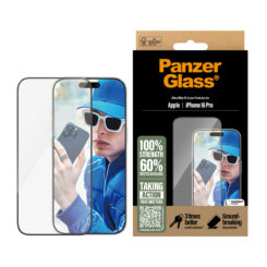 PanzerGlass ® Screen Protector iPhone 16 Pro | Ultra-Wide Fit Doorzichtige schermbeschermer Apple 1 stuk(s) - Afbeelding 3