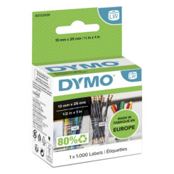 DYMO originele kleine LabelWriter multifunctionele labels | 13 mm x 25 mm | 1000 zelfklevende etiketten | Gemakkelijk te verwijderen labels voor de LabelWriter labelprinters | Gemaakt in Europa