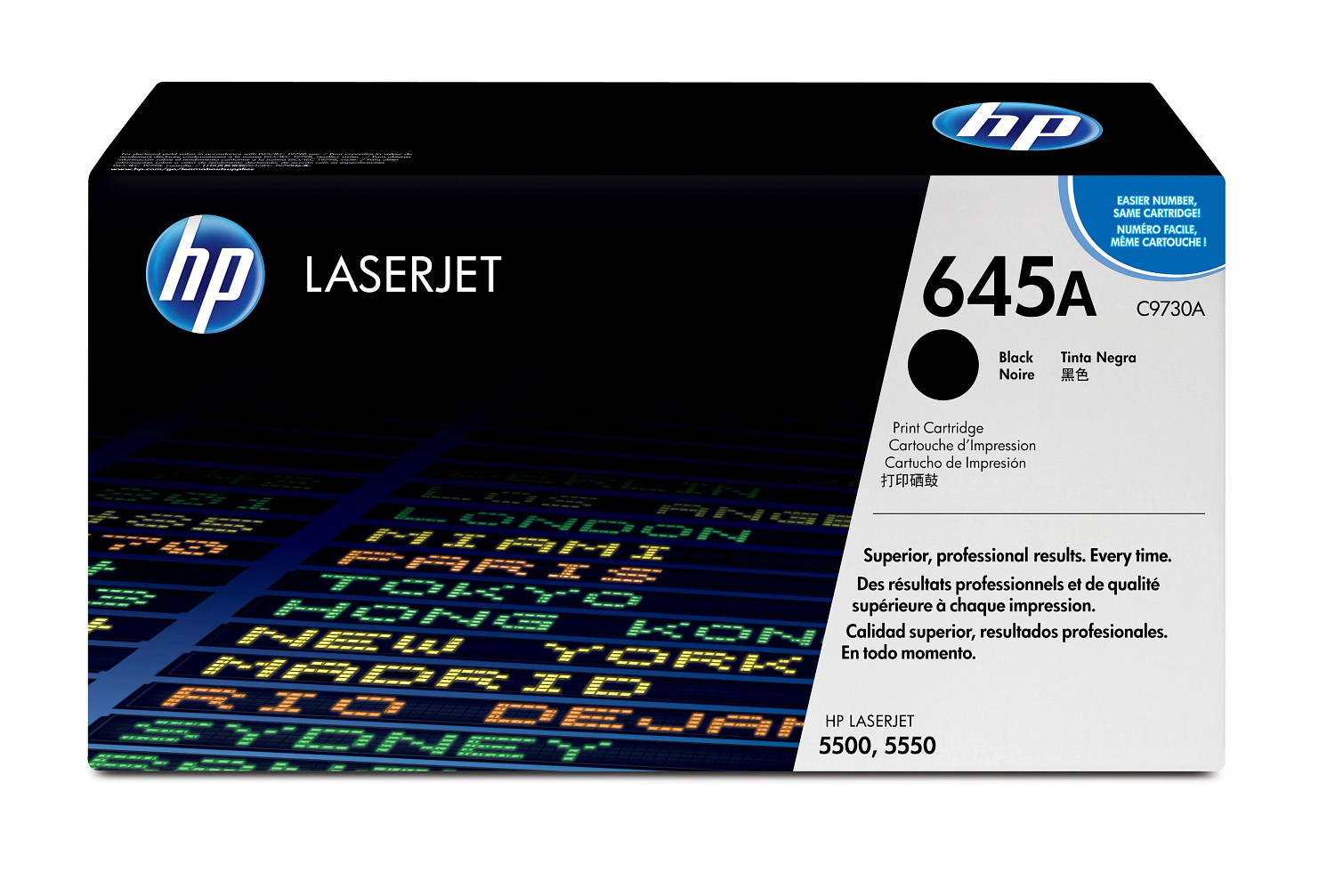 HP 645A originele zwarte LaserJet tonercartridge - Afbeelding 3