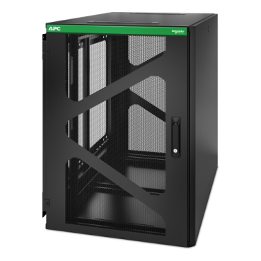 APC NetShelter WX AR118SM - 19inch Wand patchkast, 18U/HE, 800MM diep, Zijmontage, Gemonteerd - Afbeelding 2