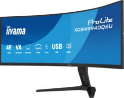 iiyama ProLite XCB4994DQSU-B1 computer monitor 124,5 cm (49") 5120 x 1440 Pixels Dual QHD LCD Zwart - Afbeelding 5