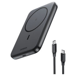Ugreen 25207 powerbank 5000 mAh Draadloos opladen Zwart - Afbeelding 2