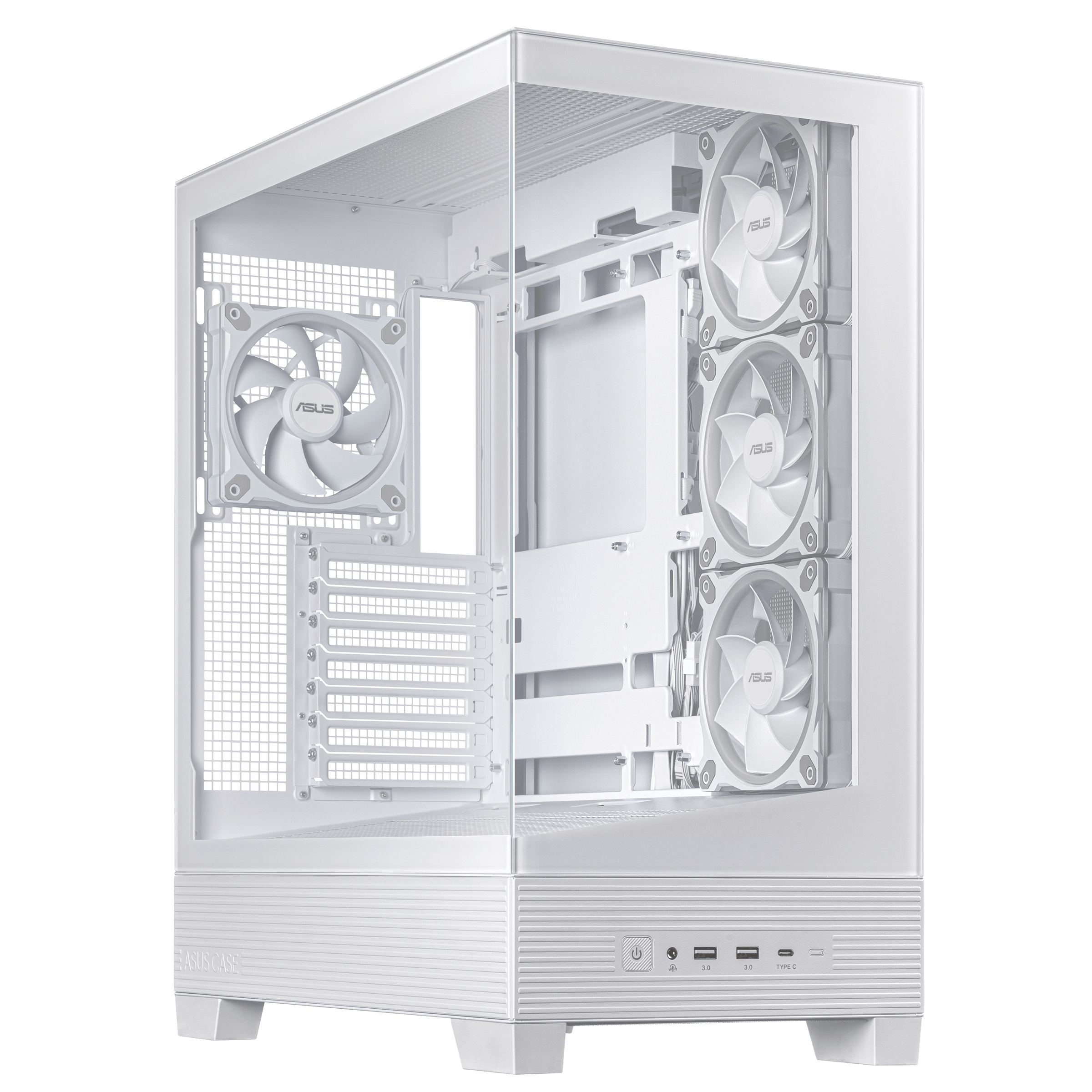 ASUS A31 Plus TG ARGB WHITE Midi Tower Wit - Afbeelding 2
