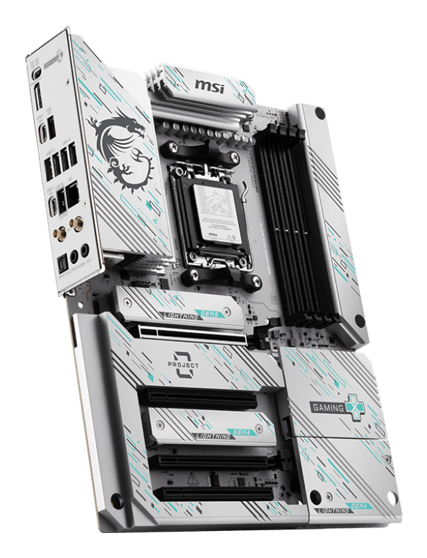 MSI B850 GAMING PLUS WIFI PZ moederbord AMD B850 Socket AM5 ATX - Afbeelding 4