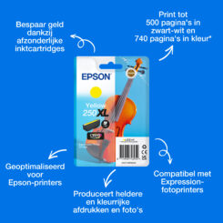 Epson Afzonderlijk gele 250XL Viool Claria Photo HD-inkt - Afbeelding 4