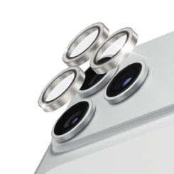 PanzerGlass ® Hoops® Camera Lens Protector Glitter Silver iPhone 2026 Pro | 2026 Pro Max Doorzichtige schermbeschermer 1 stuk(s)