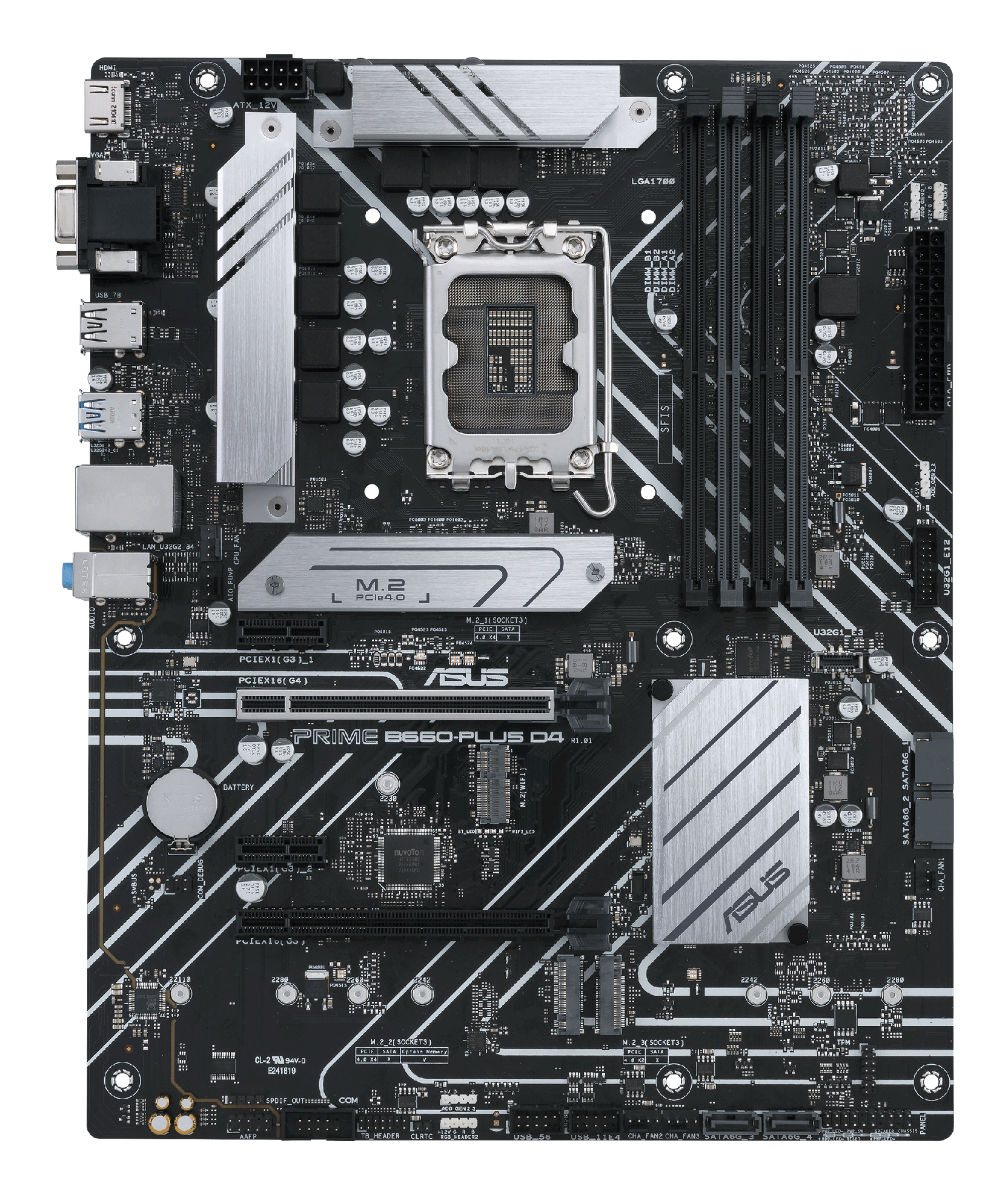 ASUS PRIME B660-PLUS D4 Intel B660 LGA 1700 ATX - Afbeelding 3
