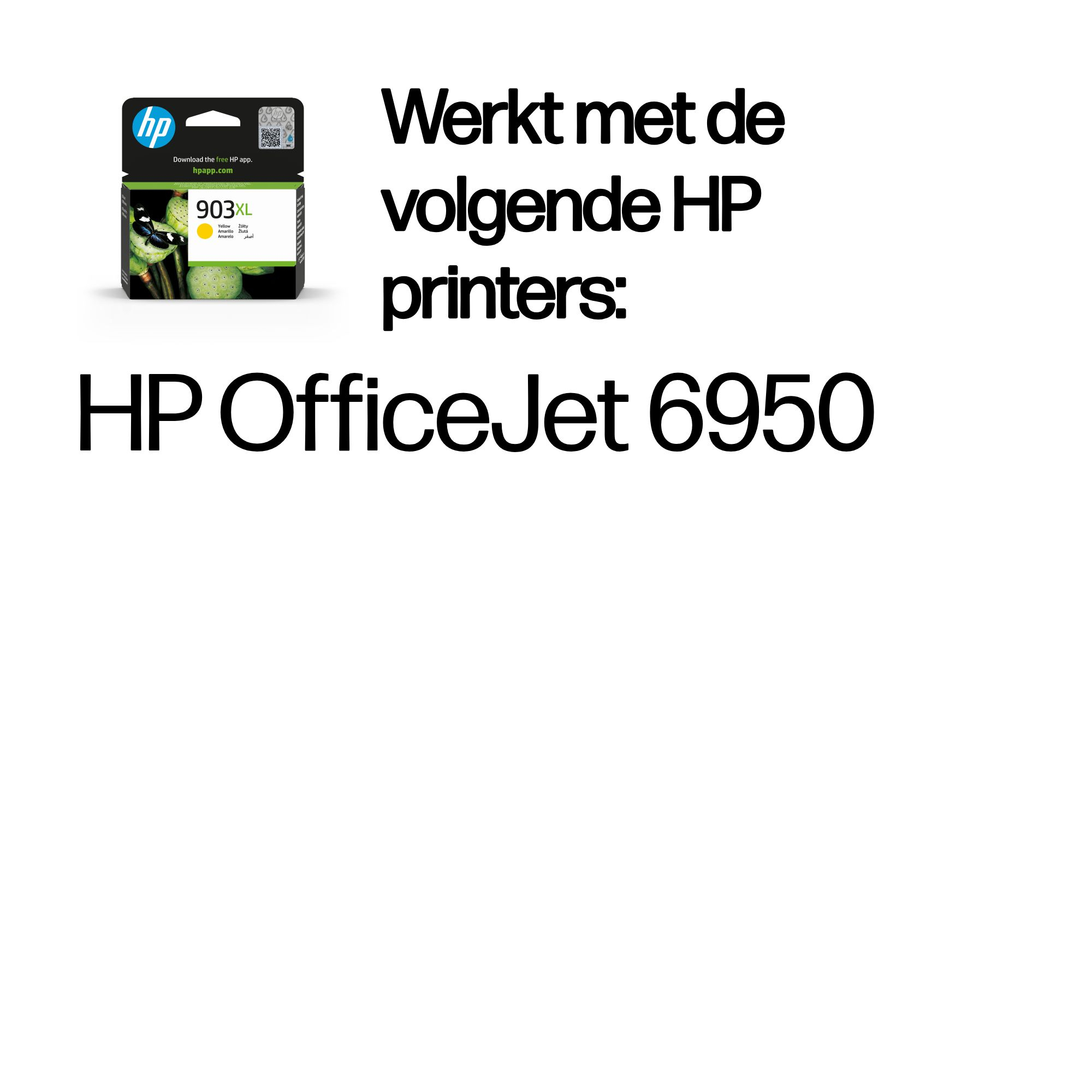 HP 903XL originele high-capacity gele inktcartridge - Afbeelding 3