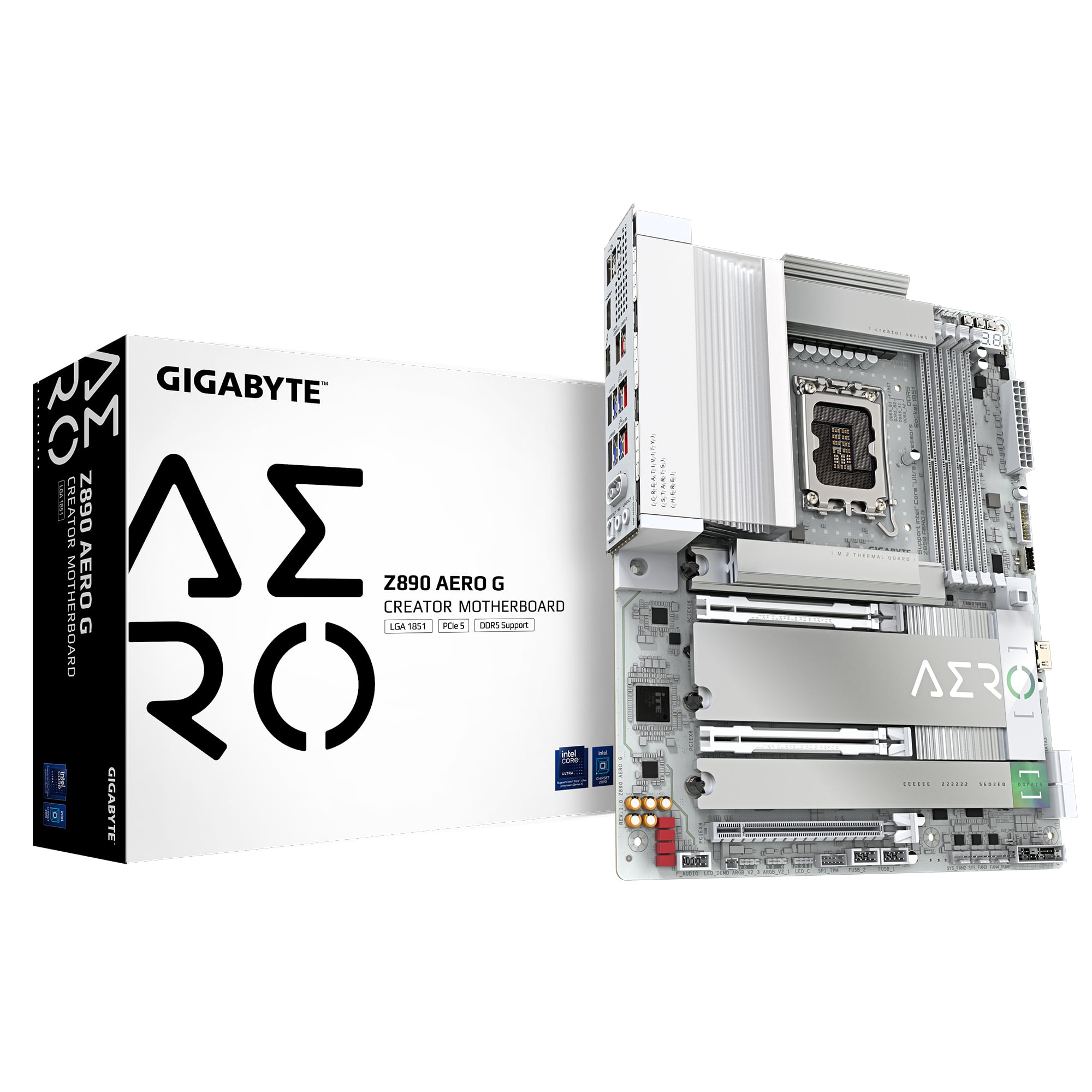 GIGABYTE Z890 AERO G moederbord Intel Z890 Express LGA 1851 (Socket V1) ATX