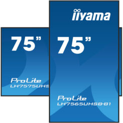 iiyama LH7565UHSB-B1 beeldkrant Kiosk-ontwerp 189,2 cm (74.5") LED Wifi 800 cd/m² 4K Ultra HD Zwart Type processor Android 11 24/7 - Afbeelding 6