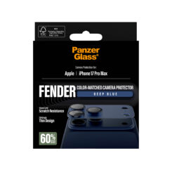 PanzerGlass ® Fender Camera Protector Deep Blue iPhone 17 Pro Max Doorzichtige schermbeschermer Apple 1 stuk(s) - Afbeelding 4