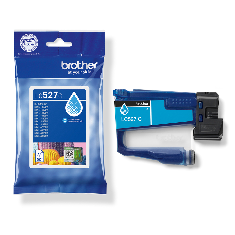 Brother LC527C inktcartridge 1 stuk(s) Origineel Cyaan - Afbeelding 3