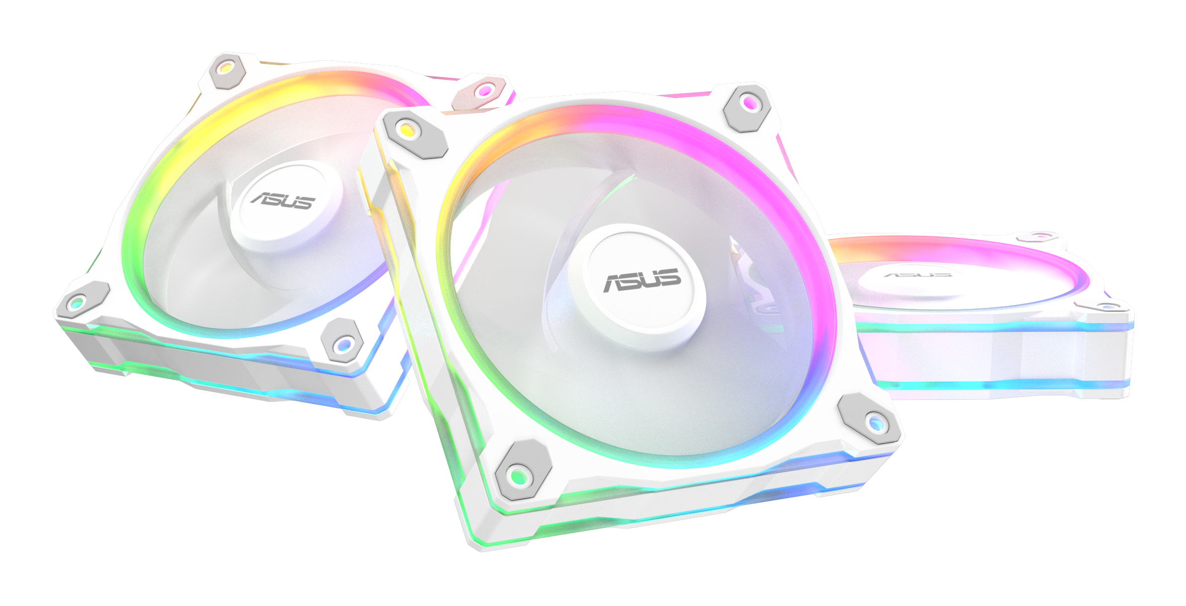 ASUS Prime MR120 Fan ARGB Reverse White 3in1 Computer behuizing Ventilator 12 cm Wit 3 stuk(s)