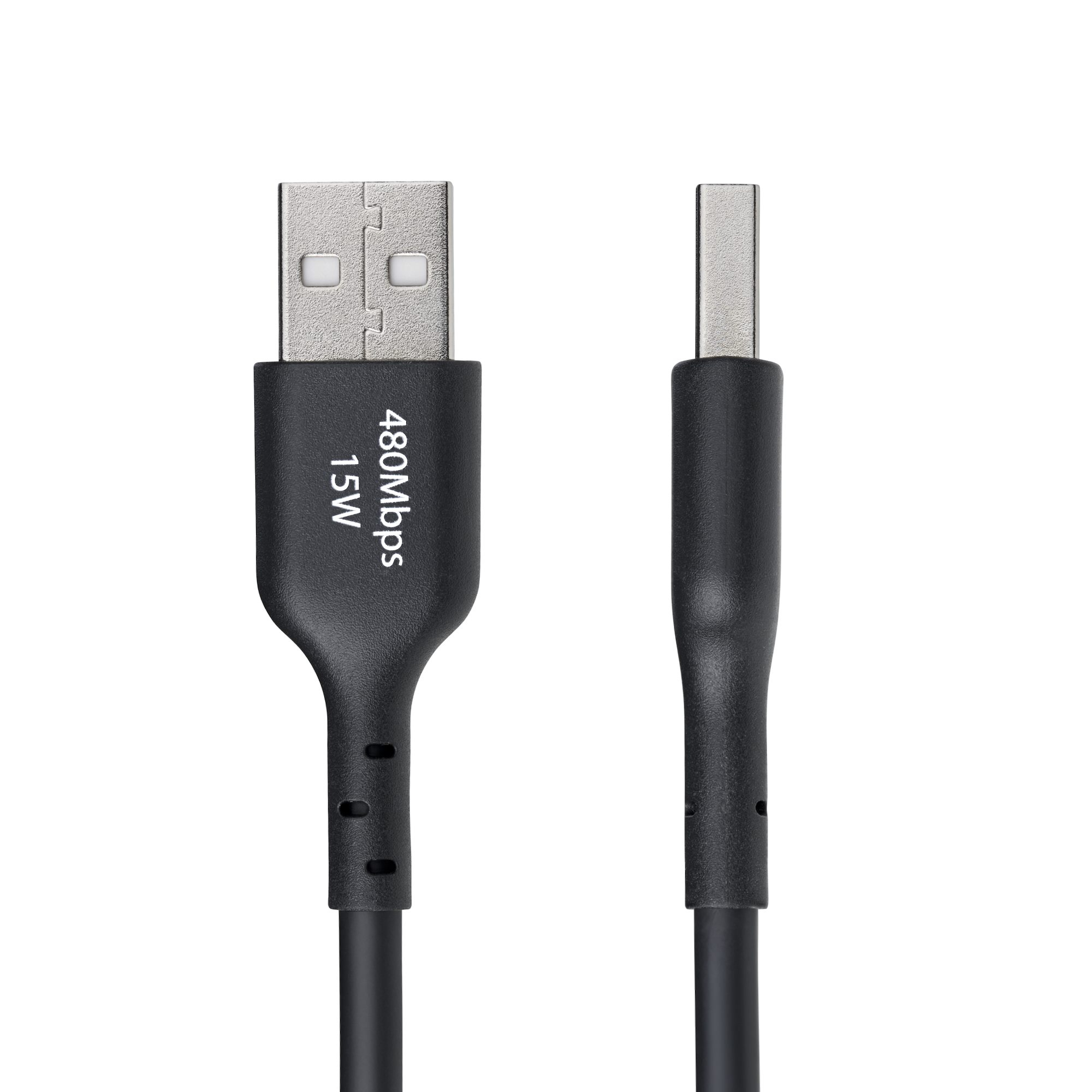 StarTech.com 3m USB-A naar USB-C Laadkabel, USB-A naar USB Type-C Oplaadkabel, Opladen & Synchroniseren, Fast Charge 3A, USB 2.0 Data Transfer Kabel, TPE Mantel, Zwart - Afbeelding 3