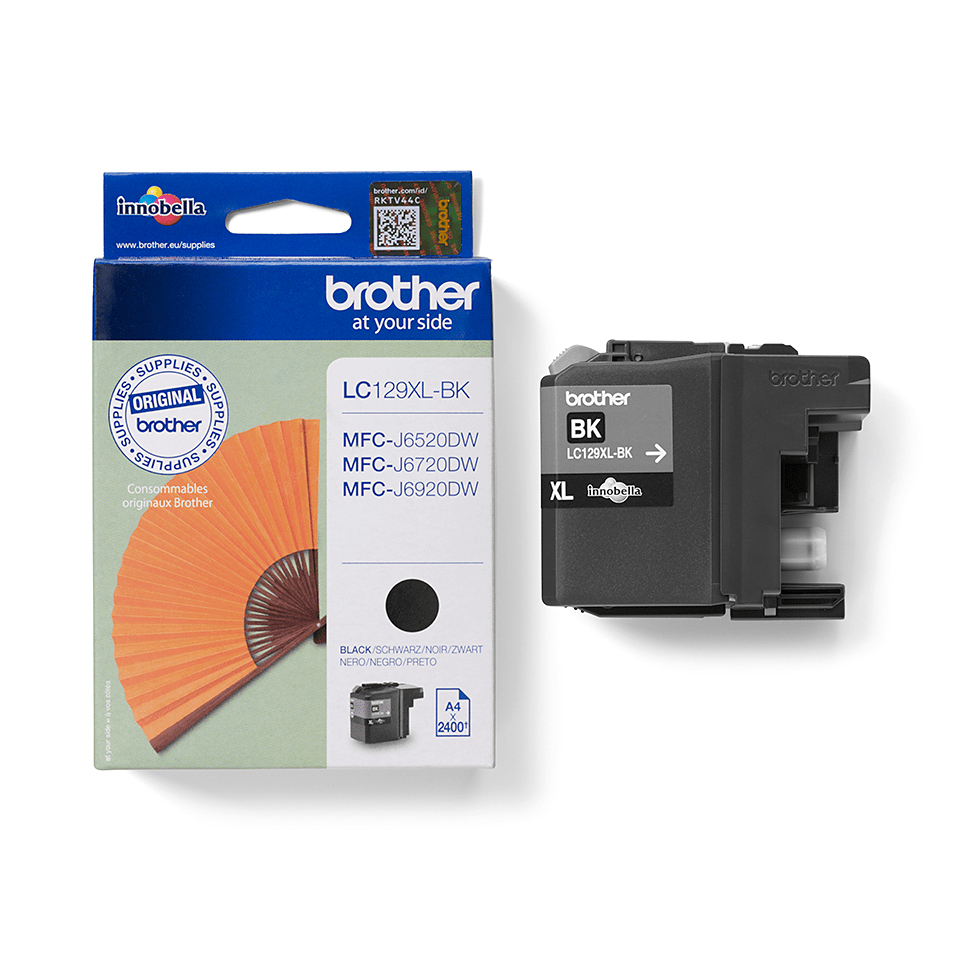 Brother LC129XLBK inktcartridge 1 stuk(s) Origineel Hoog (XL) rendement Zwart - Afbeelding 3