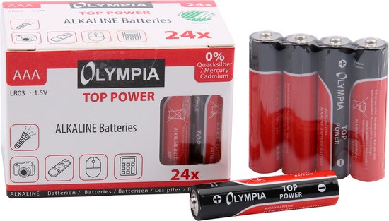 Olympia 40180 huishoudelijke batterij AAA Alkaline