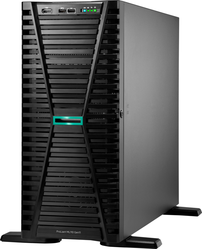 HPE ProLiant ML110 Gen11 3508U 2.1GHz 8-core 1P 32GB-R VROC 4LFF 2x2TB HDD 2x1000W RPS EU Server