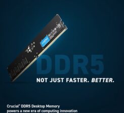 Crucial CT8G56C46U5 geheugenmodule 8 GB 1 x 8 GB DDR5 288-pin DIMM ECC