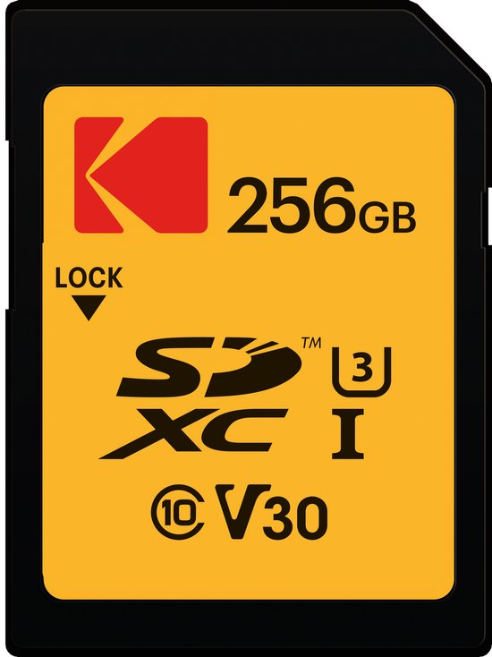 Kodak EKMSD256GXC10HPRK flashgeheugen 256 GB SDXC UHS-I Klasse 10