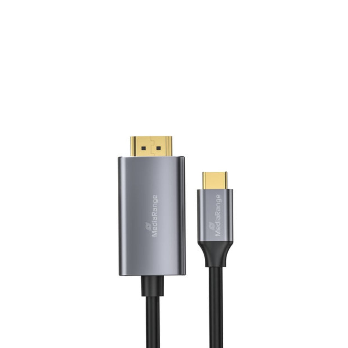 MediaRange MRCS217 video kabel adapter 1,8 m USB Type-C HDMI Zwart, Zilver