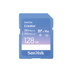 Extreme PRO 256GB V60 Blue Creator Card