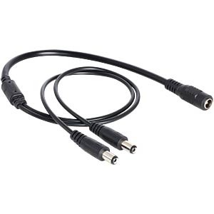 DeLOCK 83286 electriciteitssnoer Zwart 0,5 m