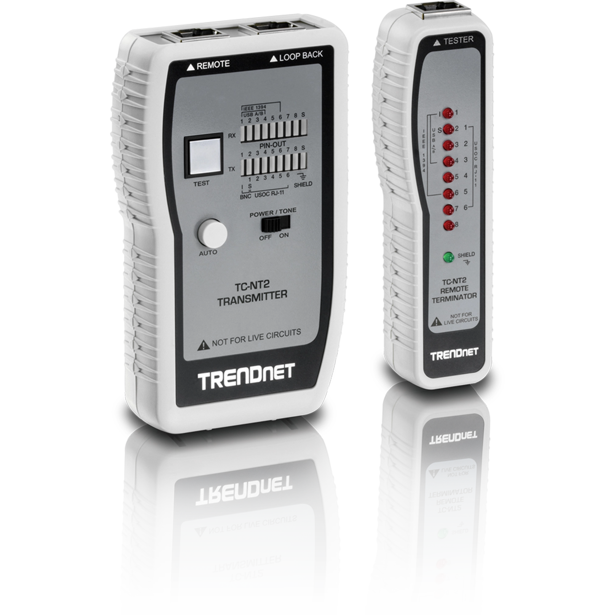 Trendnet TC-NT2 network analyzer Blauw, Wit