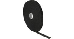 DeLOCK 18712 klittenband Zwart 1 stuk(s)