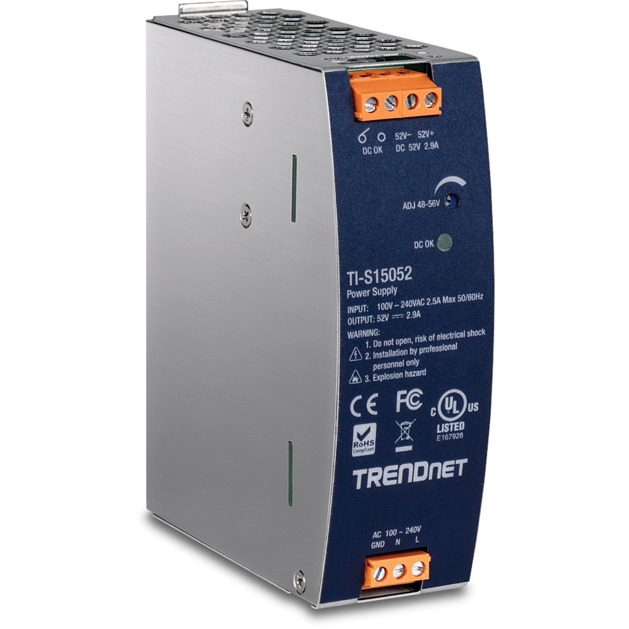 Trendnet TI-S15052 switchcomponent Voeding