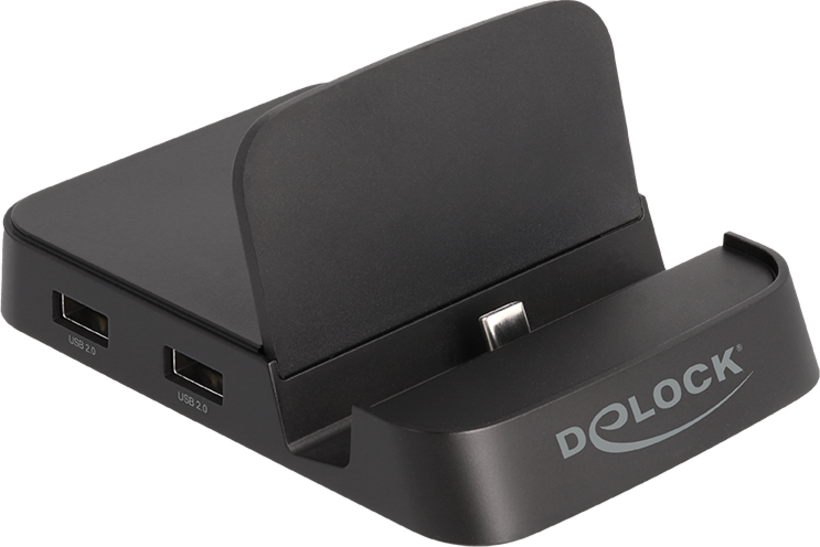 DeLOCK 88018 dockingstation voor mobiel apparaat Smartphone Zwart