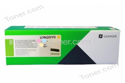 Lexmark 20N20Y0 tonercartridge 1 stuk(s) Geel