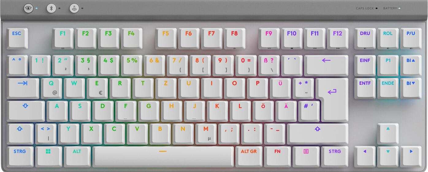 LOGI G515 LIGHTSPEED TKL White (DE)