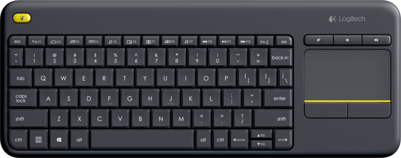 LOGI K400 Plus Touch Keyboard DARK (ESP)