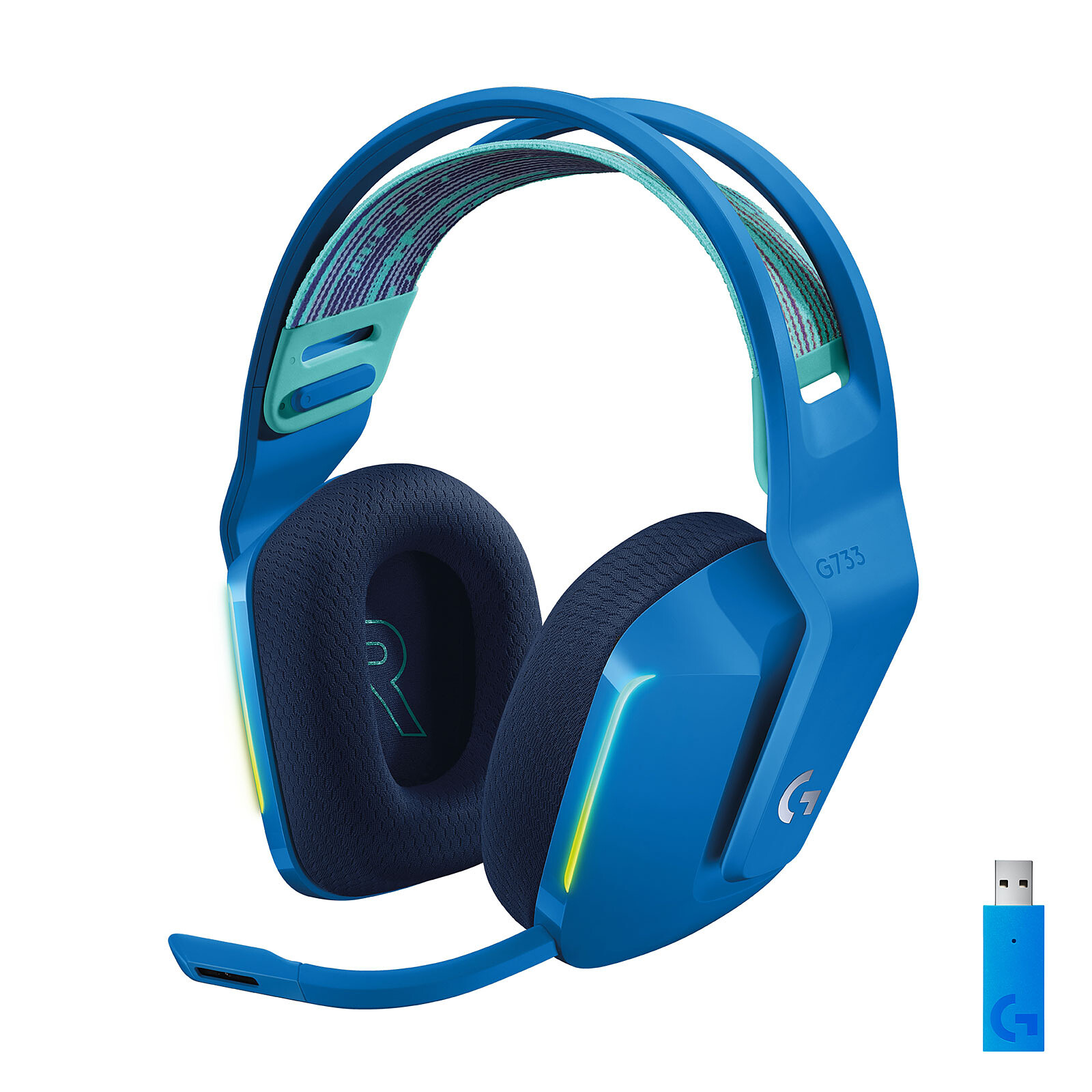 LOGI G733 LightSpeed Headset blue